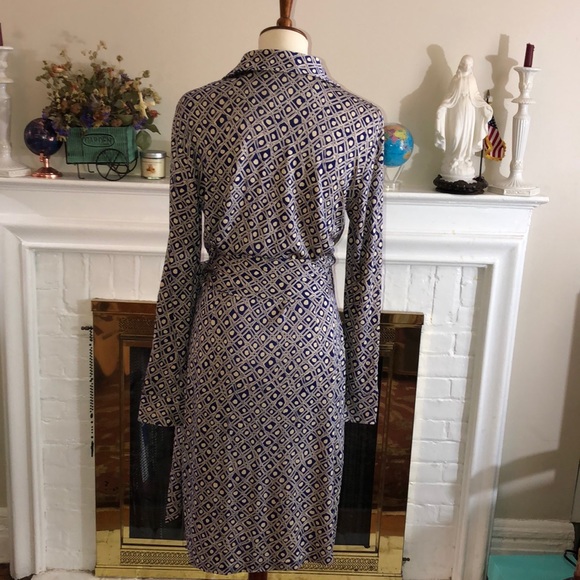 🌹 Diane Von Furstenberg dress wrap Sz 14 - Picture 4 of 6